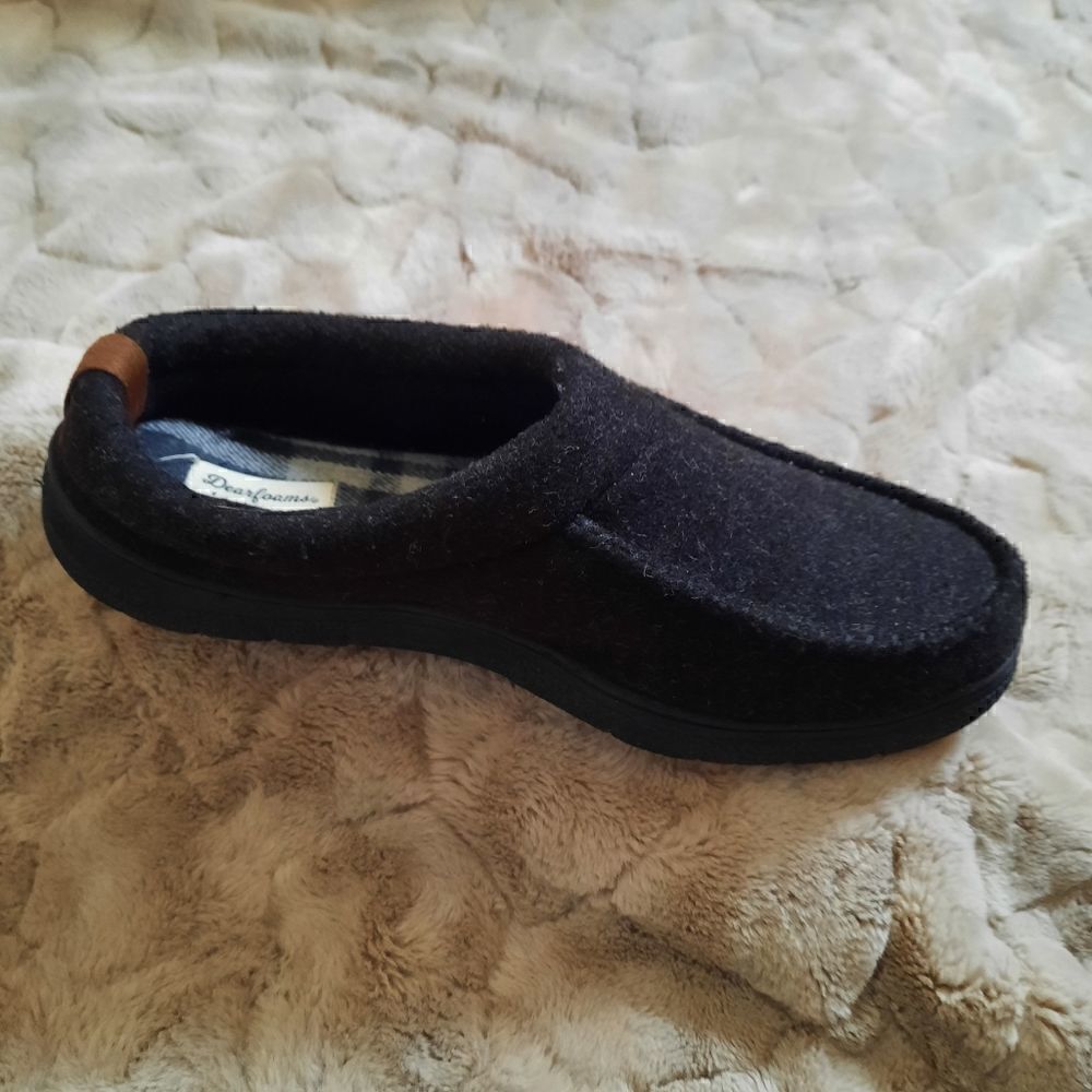 DEARFOAMS Wool Blend MENS SLIPPERS - Picture 5 of 13
